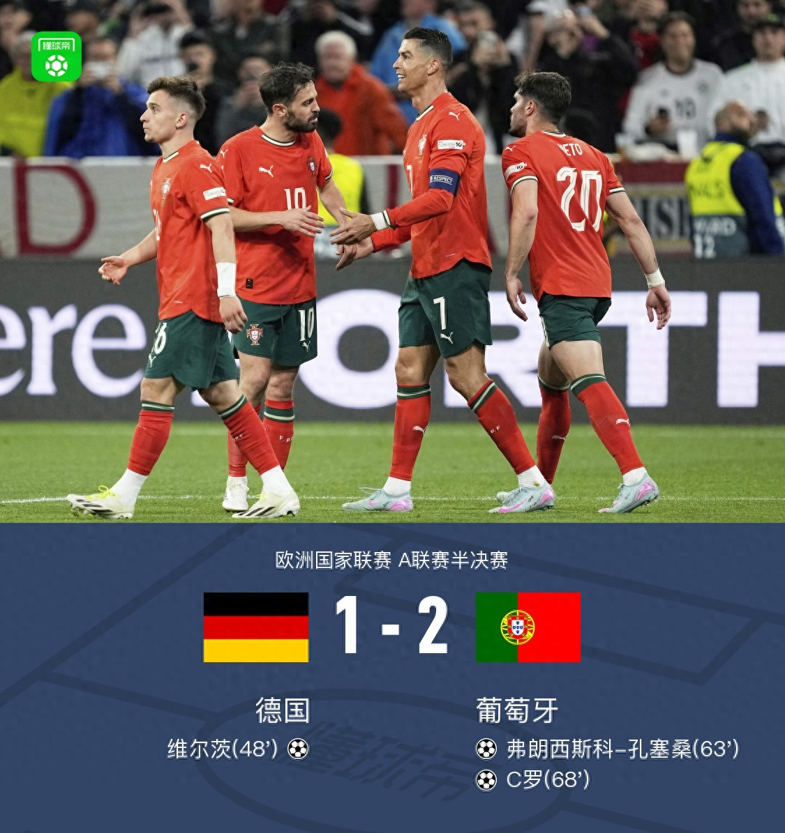 德国队晋级欧锦赛半决赛，实力凸显